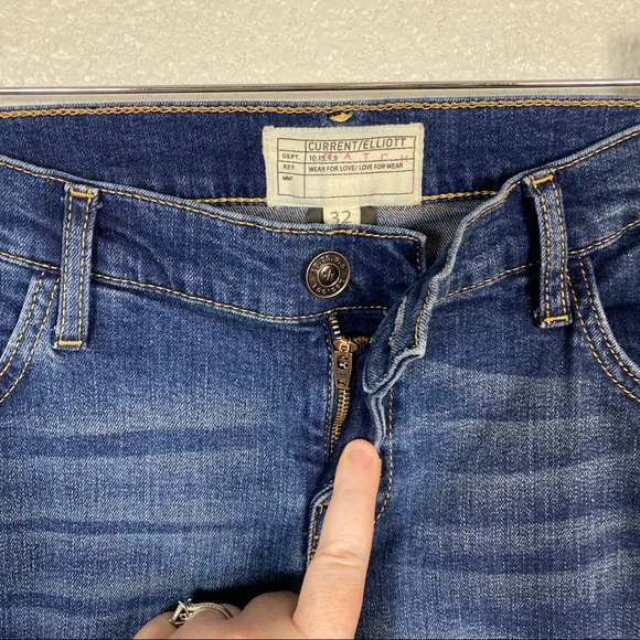 Current Elliot x HATCH Townie Stiletto Ankle Maternity Jeans Size 32 - Picture 9 of 10